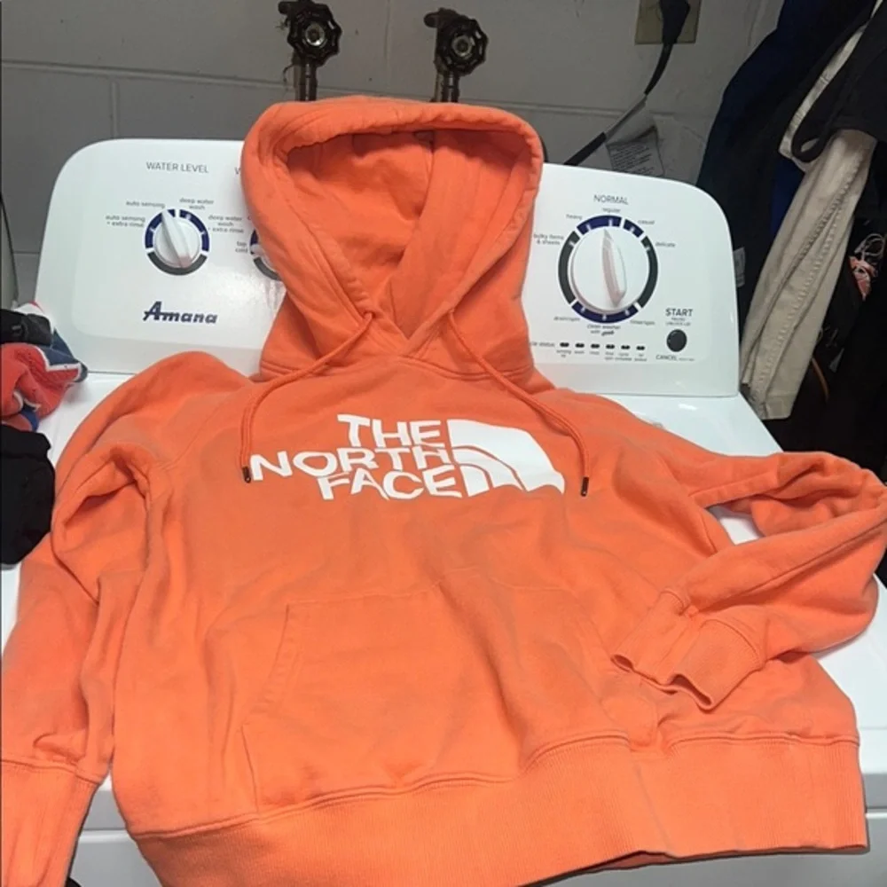 The North Face Vibrant Orange Pullover - Picture 1 of 4